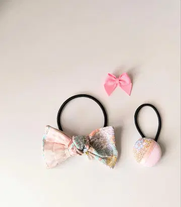 [리버티] 리본&펄 머리끈