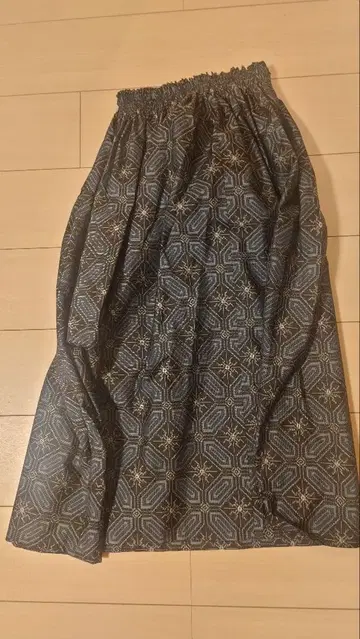 오시마 명주 리메이크 개더 스커트