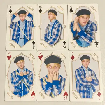NCT DREAM 팬미팅 카드 랜덤 트레이딩 카드 6종 컴플리트 마크