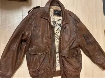 Pierre bonee A-2 플라이트 자켓 가죽 자켓