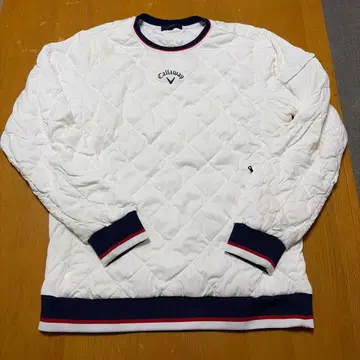 캘러웨이 퀼팅 다운 자켓 화이트 L 사이즈