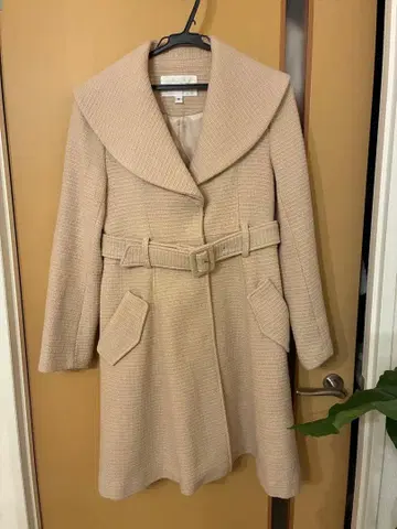 JILL by JILLSTUART 베이지 벨트 코트