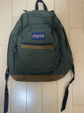 80-90's JANSPORT USA제 하의 가죽 백팩