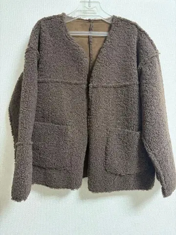 보아 자켓 브라운 2 포켓