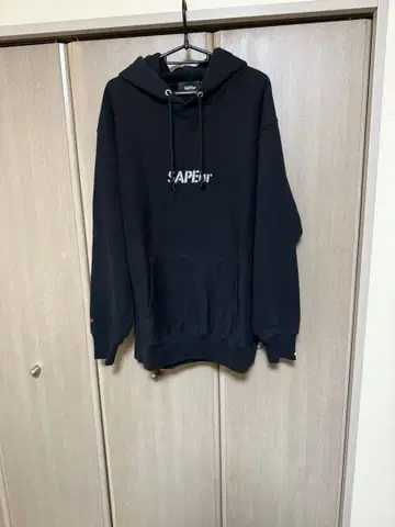 SAPEUR 블랙 후드티 XLARGE
