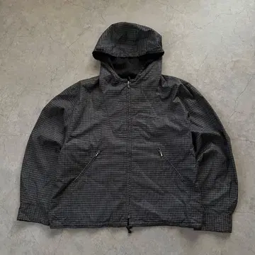 agnes b. 풀 집업 후드티 크롭 기장 프랑스제 하() 모양 지퍼