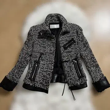 PRIDE 테일러드 자켓 블랙 화이트