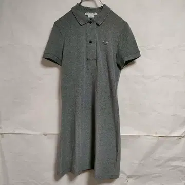 LACOSTE 라코스테 반팔 폴로 원피스 폴로 셔츠 원피스 그레이 34
