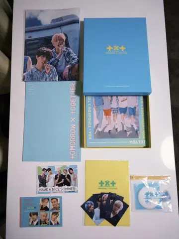 [ 새상품 ] TXT 글로벌 FC 가입 혜택 뉴스레터 엽서 세트