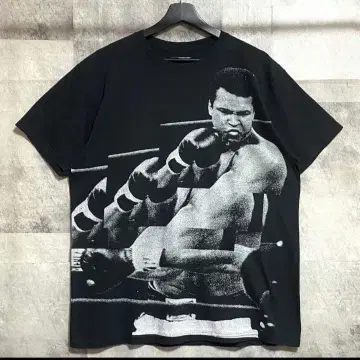 멕시코제 MUHAMMAD ARI 모하메드 알리 티셔츠 레어 프린트