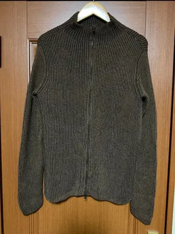 C.P.COMPANY 드라이버즈 니트 더블 지퍼