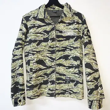 론즈데일 타이거 카모 패턴 지퍼 자켓 락 모즈 스킨스