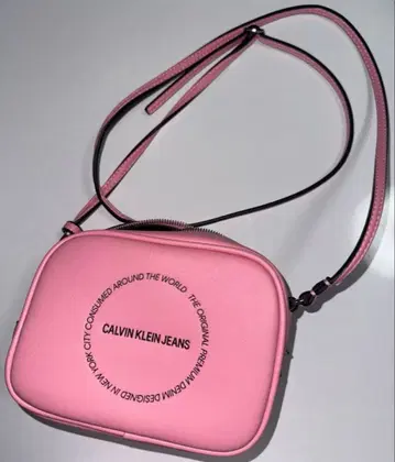 CALVIN KLEIN JEANS 핑크 숄더백 갸루