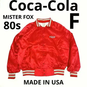 새상품급 80s USA 코카콜라 나일론 봄버 자켓