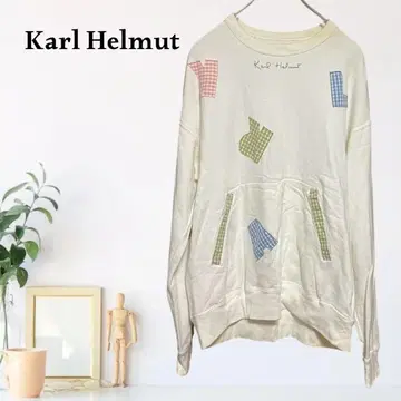 zB1219 [ M ] Karl Helmut 패치워크 풀오버
