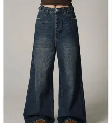 MASONPRINCE 배기 와이드 플레어 데님