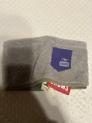 CHUMS 그레이 넥워머 프리
