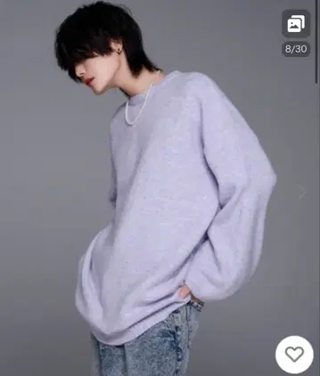 ADRER 극상 후와모치 니트