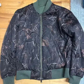 카모 패턴 MA-1 리버서블 카키