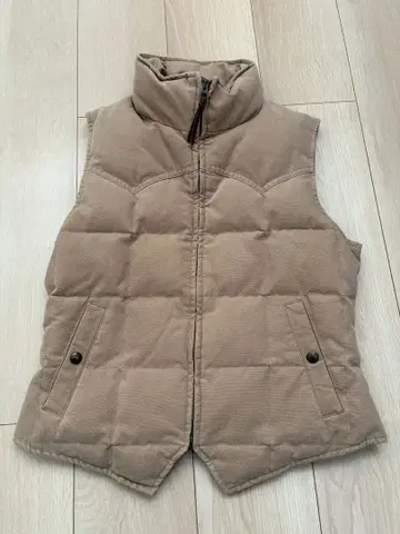 랄프 로렌 랄프 베스트 다운 베이지 구제 의류