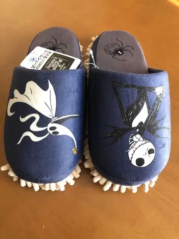 나이트메어 비포 크리스마스 워셔블 룸슈즈 잭 제로 네이비