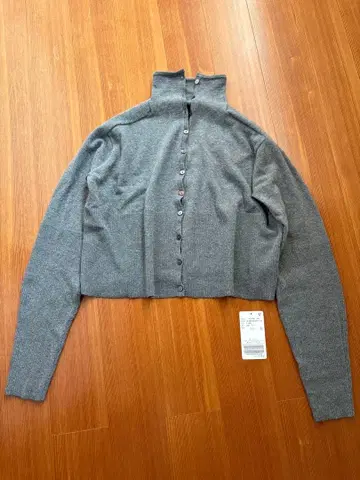 [ Hella/별주 ] HIGHNECK KNIT CARDIGAN