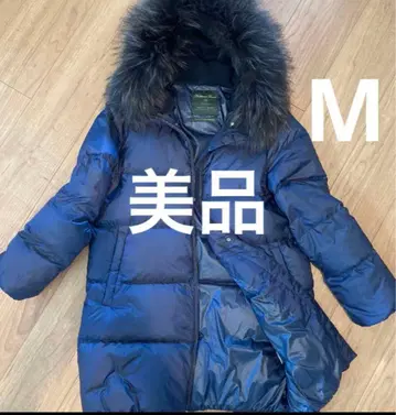 나노 유니버스x니시카와 다운 네이비 롱 다운 코트 네이비 새상품급 38