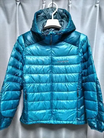 몽벨 U.L. 다운 가이드 후드티 블루 800FP EX 다운