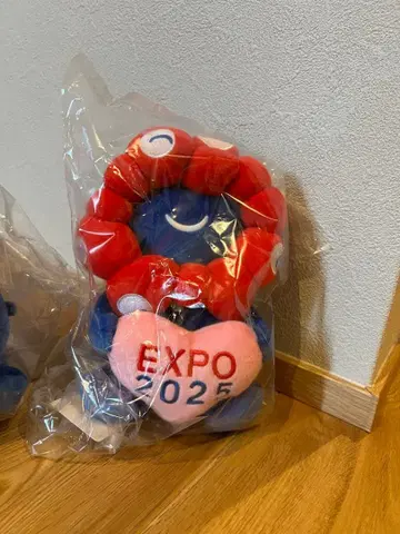 오사카 간사이 엑스포 미야쿠미야쿠 하트 봉제 인형