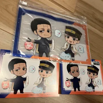 클리어 파우치 골든 카무이 하나야시키 잠입 작전 키쿠타 우사미 엽서