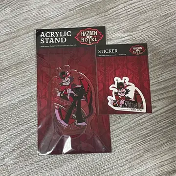HAZBIN HOTEL 하즈빈 호텔 아크릴 스탠드 스티커 허스크