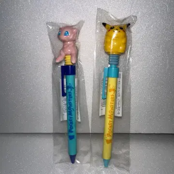 피카츄 뮤우 볼펜 초기 당시 물품