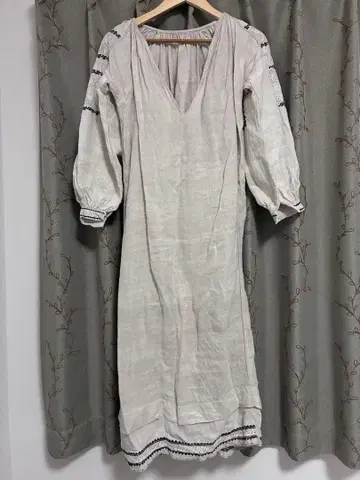 빈티지 유로 빈티지 솔로티카 티롤리안 원피스 흑백