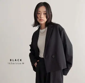 for/c 블랙 테일러드 자켓 M