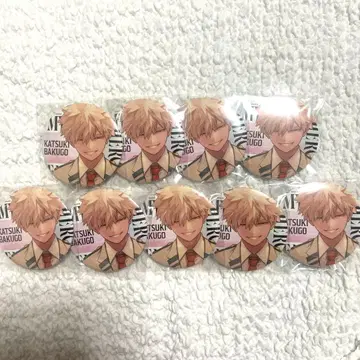 점프 GIGA 전원 서비스 바쿠고 카츠키 캔뱃지 9개