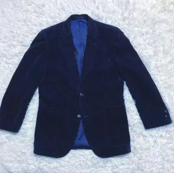 빈티지 벨로아 테일러드 자켓 일본제 사이즈 A6 다크 네이비 네이비