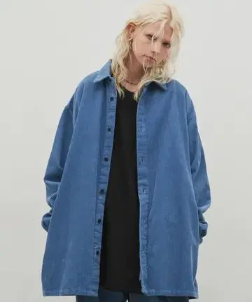 AIVER 아이버 테이프 코듀로이 셔츠