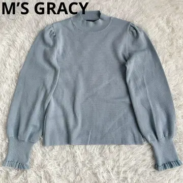M'S GRACY 2022년 모델 프릴 소매 니트 풀오버 38