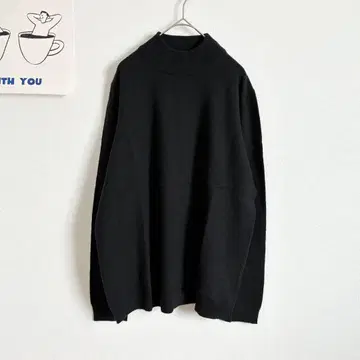 에디바우어 하이넥 심플 긴팔 니트 다용도 아이템