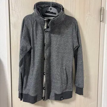 RESTORATION 후드 부착 그레이 자켓