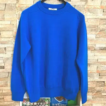 SLOANE 12G 더블 페이스 천축 크루넥 니트