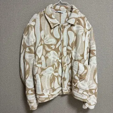 ZARA XL 추상 패턴 점퍼