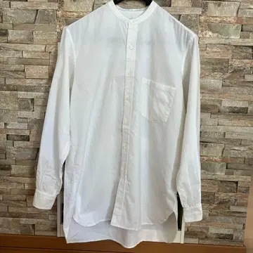 District United Arrows 밴드 카라 셔츠 S