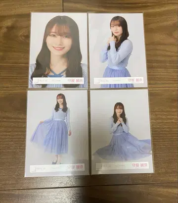 모리야 레이나 사쿠라즈키 파랑 의상 컴프