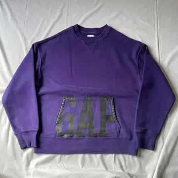 00s GAP 맨투맨 트레이닝복 보라색 그런지 Y2K 인기