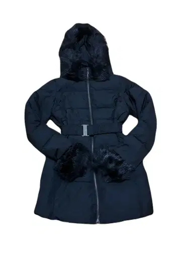 후드 부착 다운 코트