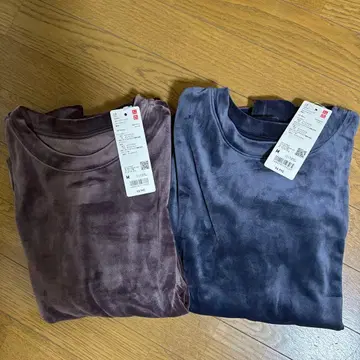 유니클로 울트라 스트레치 스무스 세트 상의 M 사이즈