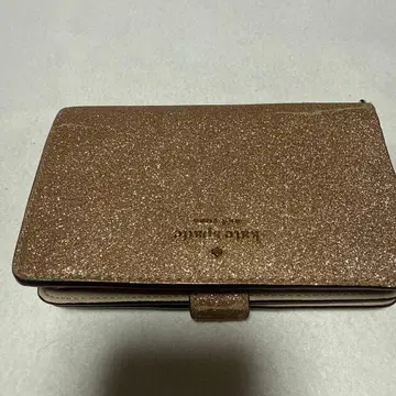 케이트 스페이드 글리터 접이식 지갑