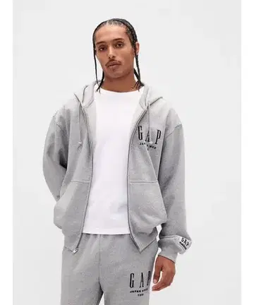 완판템 GAP 30th 기념일 헤비 웨이트 맨투맨 셋업