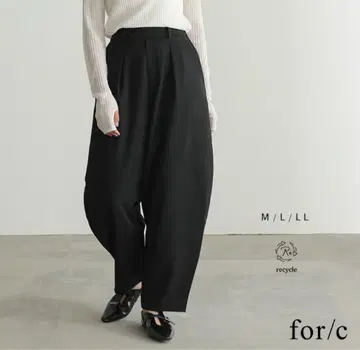 for/c 블랙 와이드 팬츠 M 사이즈